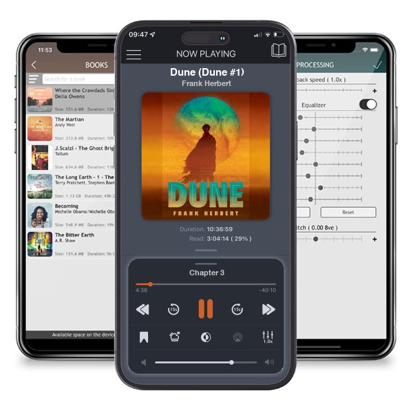 Download fo free audiobook Dune (Dune #1) by Frank Herbert and listen anywhere on your iOS devices in the ListenBook app.