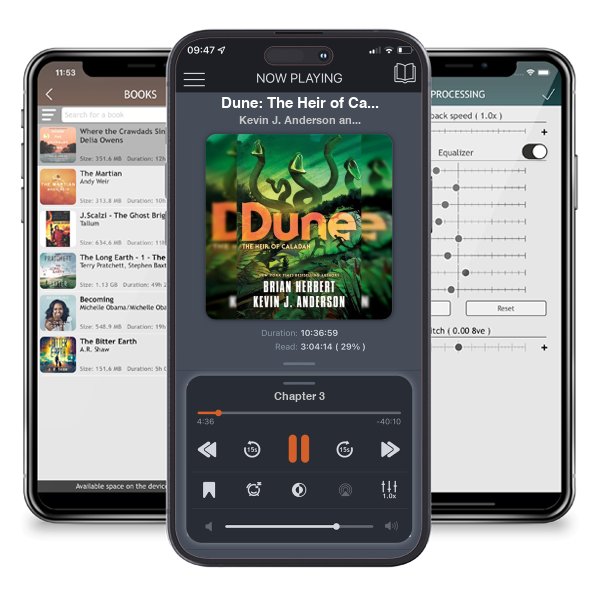 Download fo free audiobook Dune: The Heir of Caladan by Kevin J. Anderson and Brian Herbert and listen anywhere on your iOS devices in the ListenBook app.