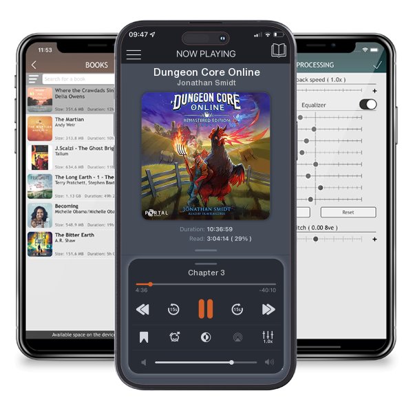 Download fo free audiobook Dungeon Core Online by Jonathan Smidt and listen anywhere on your iOS devices in the ListenBook app.