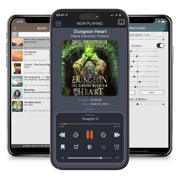 Download fo free audiobook Dungeon Heart by David Sanchez-Ponton and listen anywhere on your iOS devices in the ListenBook app.