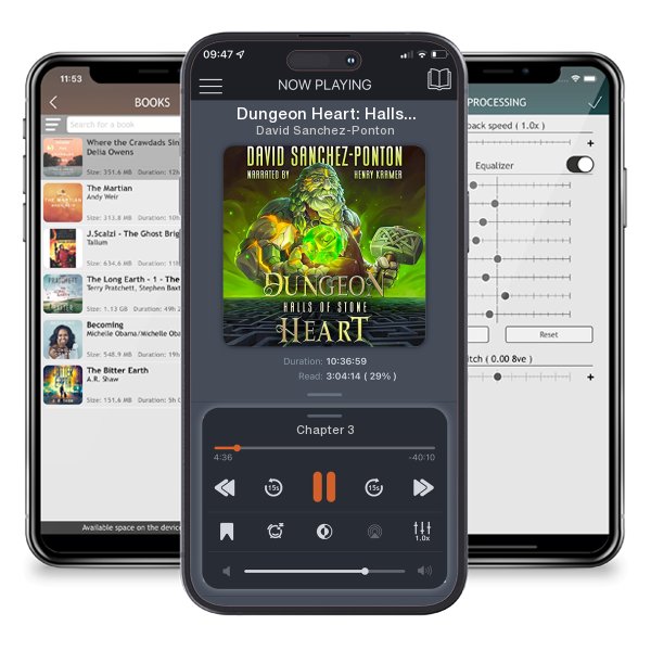 Download fo free audiobook Dungeon Heart: Halls of Stone by David Sanchez-Ponton and listen anywhere on your iOS devices in the ListenBook app.