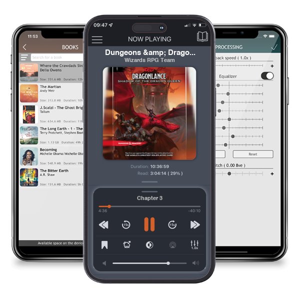 Download fo free audiobook Dungeons & Dragons Dragonlance: Shadow Of The Dragon Queen by Wizards RPG Team and listen anywhere on your iOS devices in the ListenBook app.