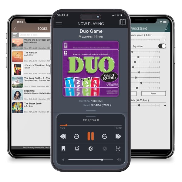 Download fo free audiobook Duo Game by Maureen Hiron and listen anywhere on your iOS devices in the ListenBook app.