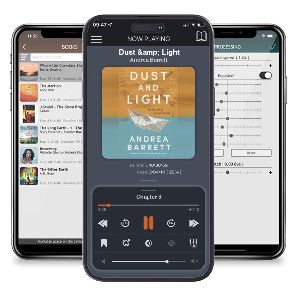 Download fo free audiobook Dust & Light by Andrea Barrett and listen anywhere on your iOS devices in the ListenBook app.