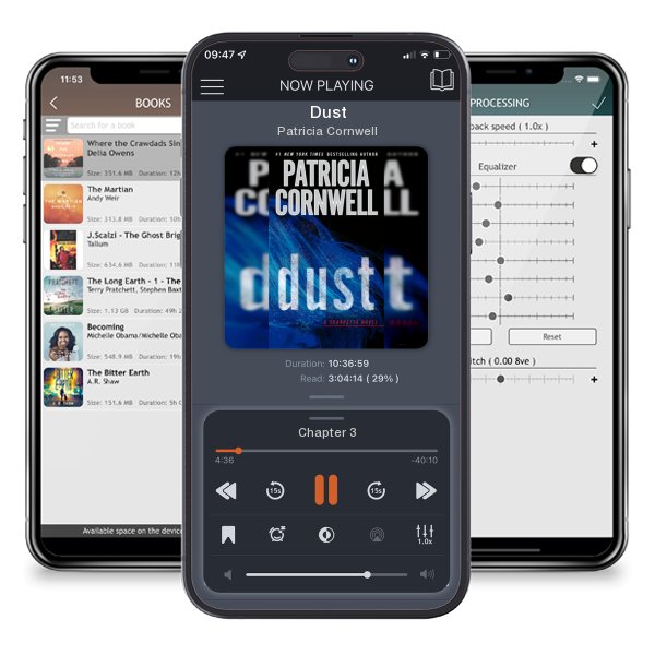 Download fo free audiobook Dust by Patricia Cornwell and listen anywhere on your iOS devices in the ListenBook app.