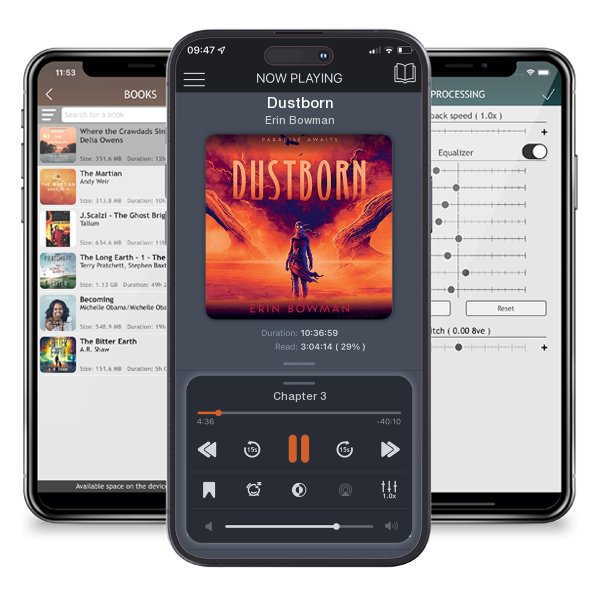 Download fo free audiobook Dustborn by Erin Bowman and listen anywhere on your iOS devices in the ListenBook app.
