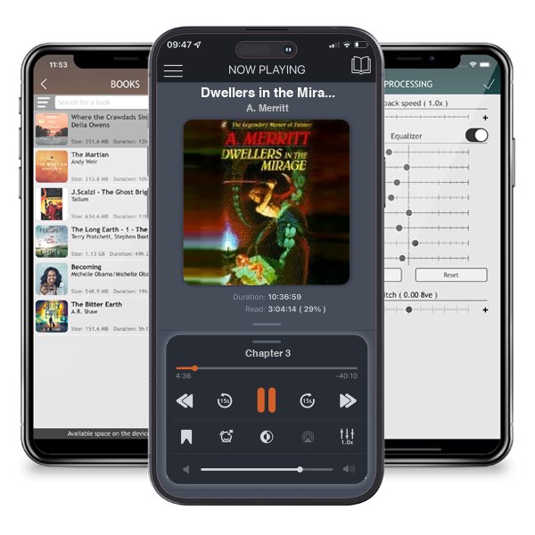 Download fo free audiobook Dwellers in the Mirage by A. Merritt and listen anywhere on your iOS devices in the ListenBook app.