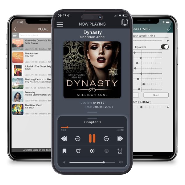 Download fo free audiobook Dynasty by Sheridan Anne and listen anywhere on your iOS devices in the ListenBook app.