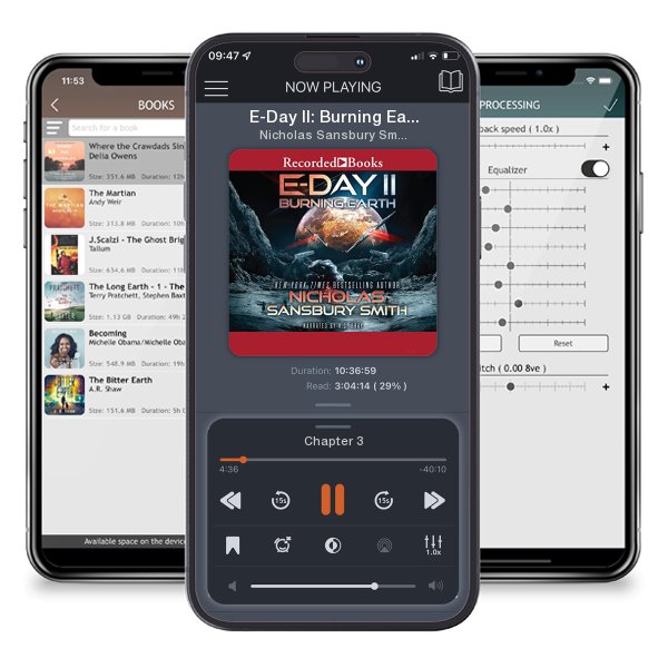 Download fo free audiobook E-Day II: Burning Earth by Nicholas Sansbury Smith and listen anywhere on your iOS devices in the ListenBook app.