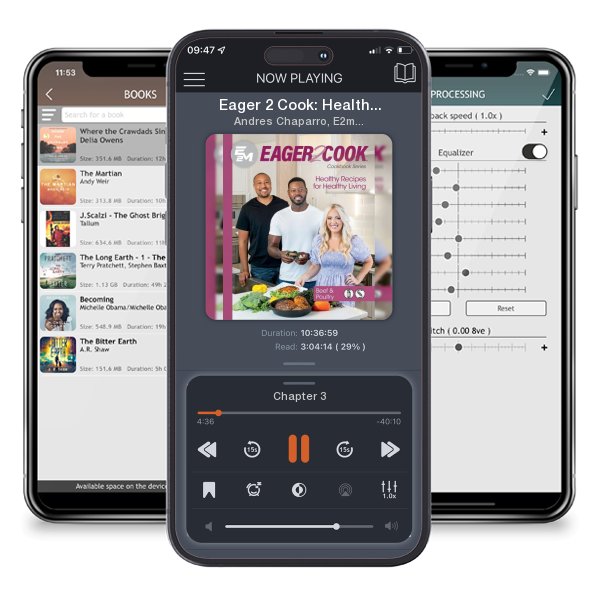 Download fo free audiobook Eager 2 Cook: Healthy Recipes for Healthy Living: Beef & Poultry by Andres Chaparro, E2m Chef Connect, et al. and listen anywhere on your iOS devices in the ListenBook app.
