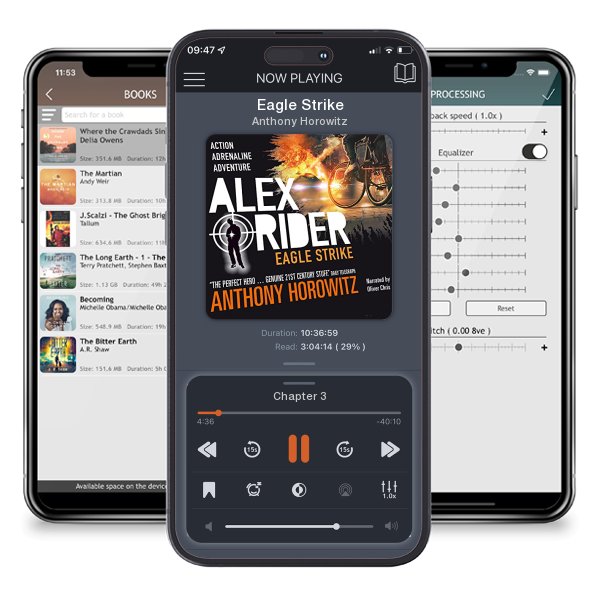 Download fo free audiobook Eagle Strike by Anthony Horowitz and listen anywhere on your iOS devices in the ListenBook app.