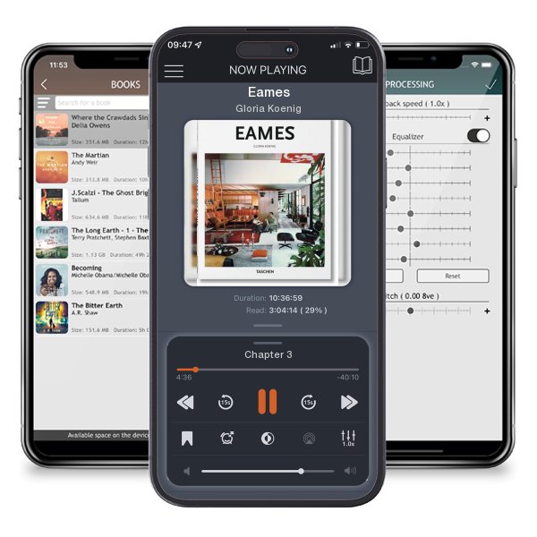 Download fo free audiobook Eames by Gloria Koenig and listen anywhere on your iOS devices in the ListenBook app.