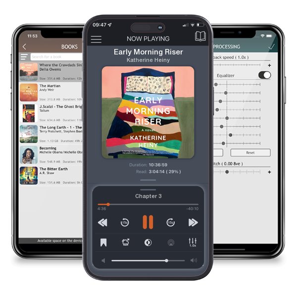 Download fo free audiobook Early Morning Riser by Katherine Heiny and listen anywhere on your iOS devices in the ListenBook app.