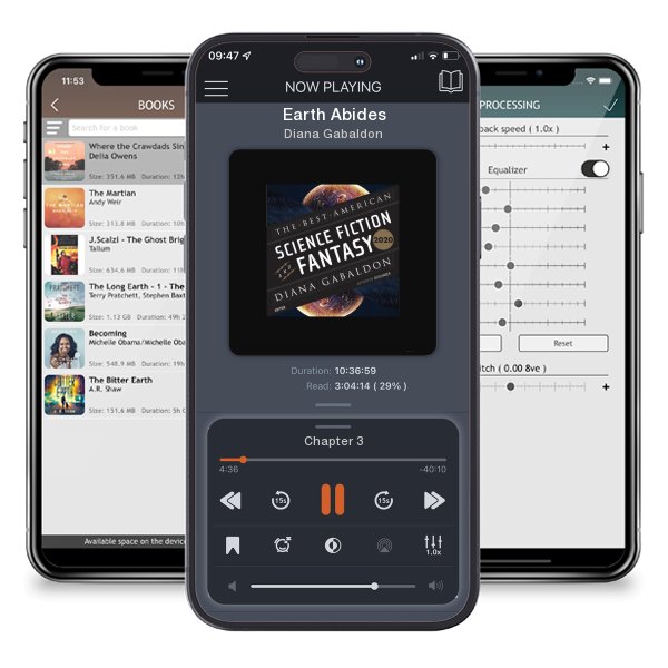 Download fo free audiobook Earth Abides by Diana Gabaldon and listen anywhere on your iOS devices in the ListenBook app.