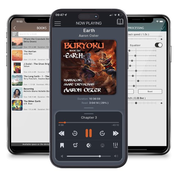 Download fo free audiobook Earth by Aaron Oster and listen anywhere on your iOS devices in the ListenBook app.