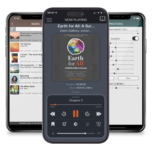 Download fo free audiobook Earth for All: A Survival Guide for Humanity by Owen Gaffney, Johan Rockstrom, et al. and listen anywhere on your iOS devices in the ListenBook app.