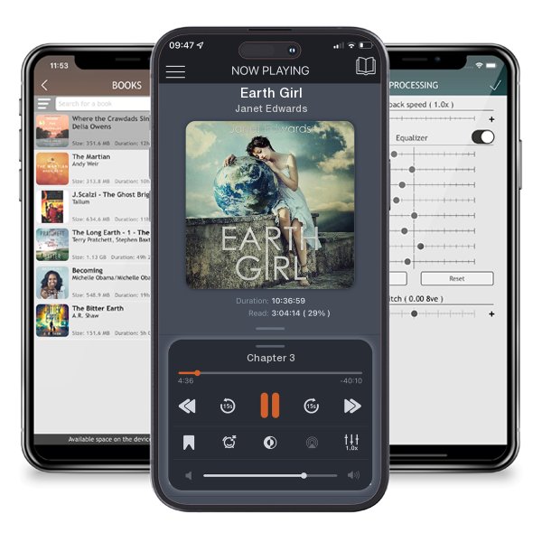 Download fo free audiobook Earth Girl by Janet Edwards and listen anywhere on your iOS devices in the ListenBook app.