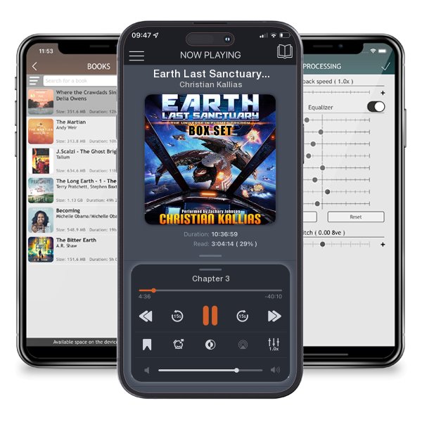Download fo free audiobook Earth Last Sanctuary Box Set by Christian Kallias and listen anywhere on your iOS devices in the ListenBook app.