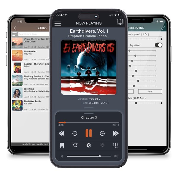 Download fo free audiobook Earthdivers, Vol. 1 by Stephen Graham Jones and Davide Gianfelice and listen anywhere on your iOS devices in the ListenBook app.