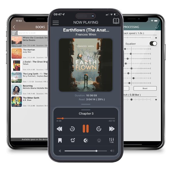 Download fo free audiobook Earthflown (The Anatomy of Water, #1) by Frances Wren and listen anywhere on your iOS devices in the ListenBook app.