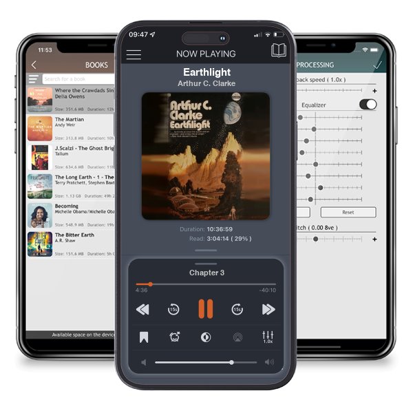 Download fo free audiobook Earthlight by Arthur C. Clarke and listen anywhere on your iOS devices in the ListenBook app.