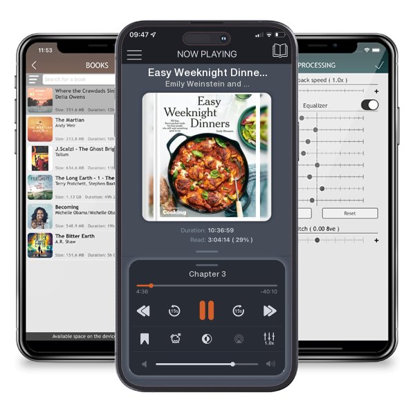 Download fo free audiobook Easy Weeknight Dinners: 100 Fast, Flavor-Packed Meals for... by Emily Weinstein and New York Times Cooking and listen anywhere on your iOS devices in the ListenBook app.