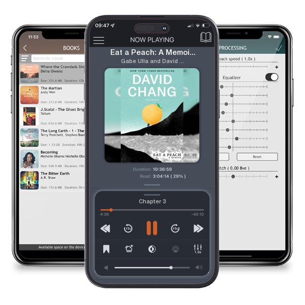 Download fo free audiobook Eat a Peach: A Memoir by Gabe Ulla and David Chang and listen anywhere on your iOS devices in the ListenBook app.