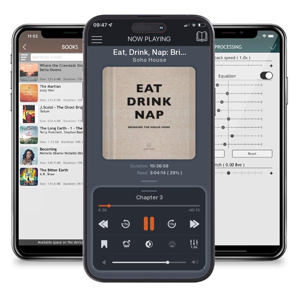 Download fo free audiobook Eat, Drink, Nap: Bringing the House Home by Soho House and listen anywhere on your iOS devices in the ListenBook app.