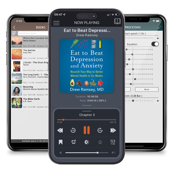 Download fo free audiobook Eat to Beat Depression and Anxiety by Drew Ramsey and listen anywhere on your iOS devices in the ListenBook app.