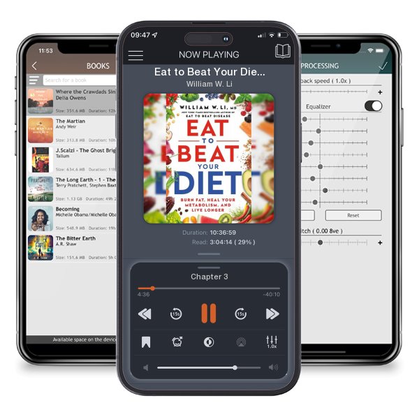 Download fo free audiobook Eat to Beat Your Diet: Burn Fat, Heal Your Metabolism, and... by William W. Li and listen anywhere on your iOS devices in the ListenBook app.