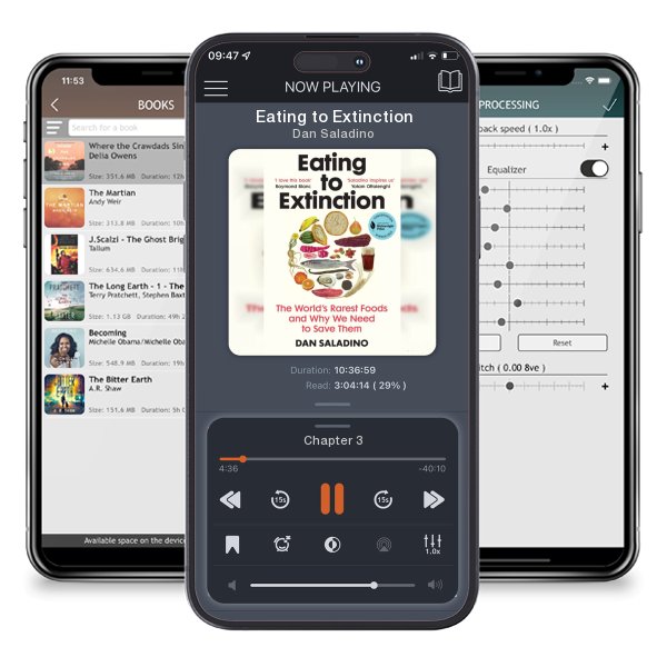 Download fo free audiobook Eating to Extinction by Dan Saladino and listen anywhere on your iOS devices in the ListenBook app.