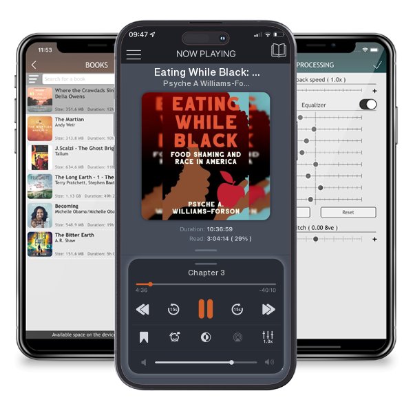Download fo free audiobook Eating While Black: Food Shaming and Race in America by Psyche A Williams-Forson and listen anywhere on your iOS devices in the ListenBook app.