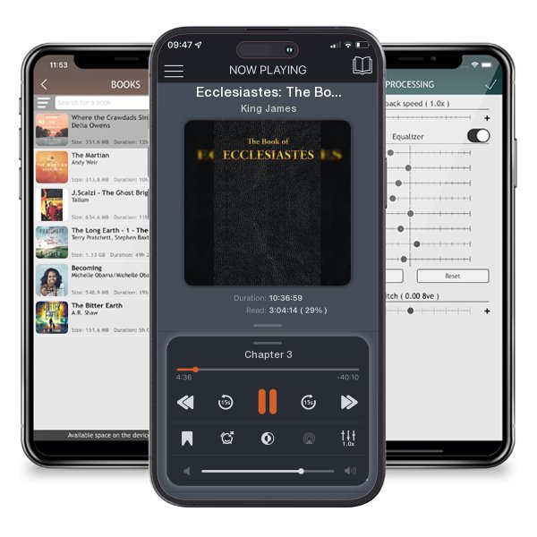 Download fo free audiobook Ecclesiastes: The Book of by King James and listen anywhere on your iOS devices in the ListenBook app.