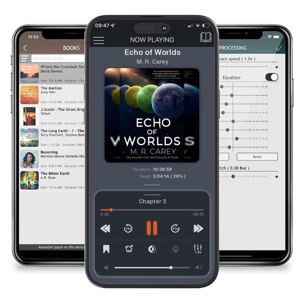 Download fo free audiobook Echo of Worlds by M. R. Carey and listen anywhere on your iOS devices in the ListenBook app.