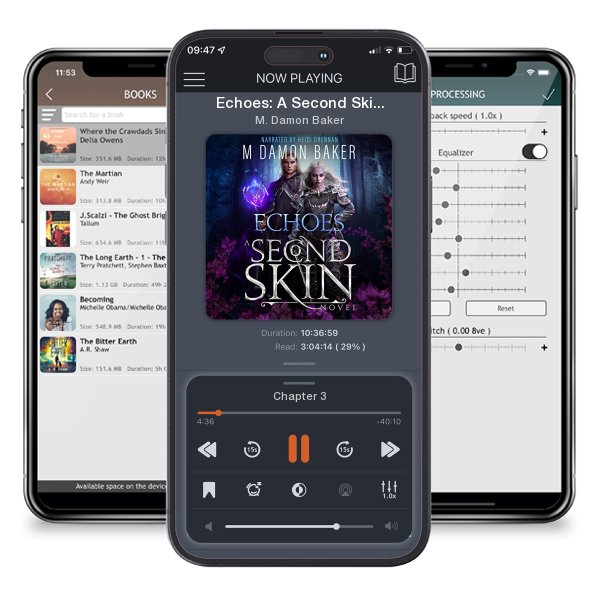 Download fo free audiobook Echoes: A Second Skin Novel by M. Damon Baker and listen anywhere on your iOS devices in the ListenBook app.