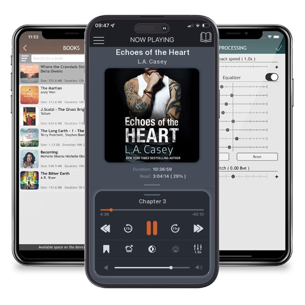 Download fo free audiobook Echoes of the Heart by L.A. Casey and listen anywhere on your iOS devices in the ListenBook app.