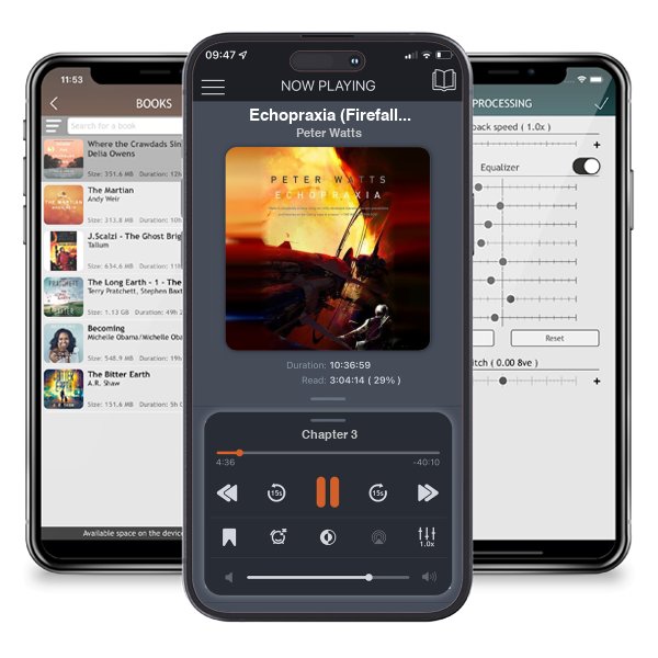 Download fo free audiobook Echopraxia (Firefall, #2) by Peter Watts and listen anywhere on your iOS devices in the ListenBook app.