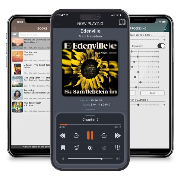 Download fo free audiobook Edenville by Sam Rebelein and listen anywhere on your iOS devices in the ListenBook app.