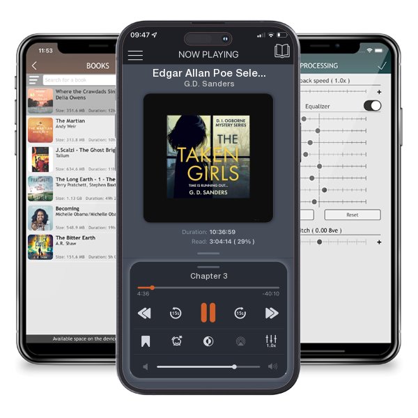 Download fo free audiobook Edgar Allan Poe Selected Tales by G.D. Sanders and listen anywhere on your iOS devices in the ListenBook app.