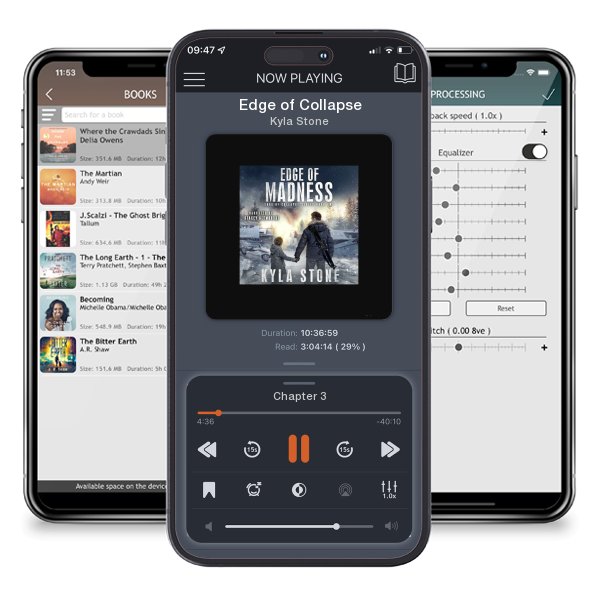Download fo free audiobook Edge of Collapse by Kyla Stone and listen anywhere on your iOS devices in the ListenBook app.