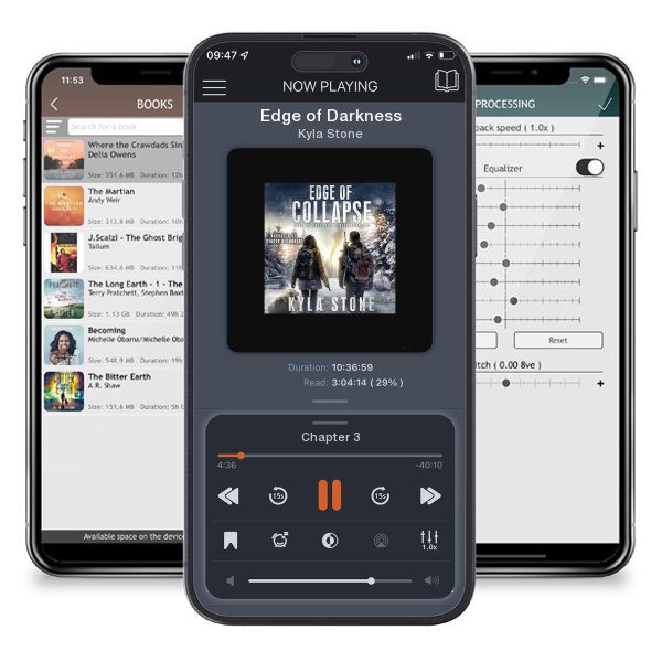 Download fo free audiobook Edge of Darkness by Kyla Stone and listen anywhere on your iOS devices in the ListenBook app.
