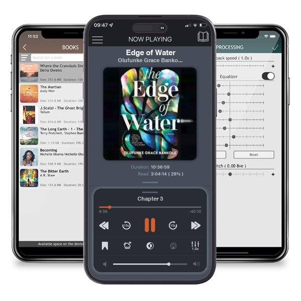 Download fo free audiobook Edge of Water by Olufunke Grace Bankole and listen anywhere on your iOS devices in the ListenBook app.