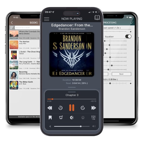 Download fo free audiobook Edgedancer: From the Stormlight Archive by Brandon Sanderson and listen anywhere on your iOS devices in the ListenBook app.