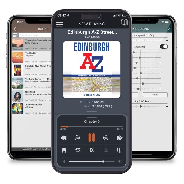 Download fo free audiobook Edinburgh A-Z Street Atlas by A-Z Maps and listen anywhere on your iOS devices in the ListenBook app.