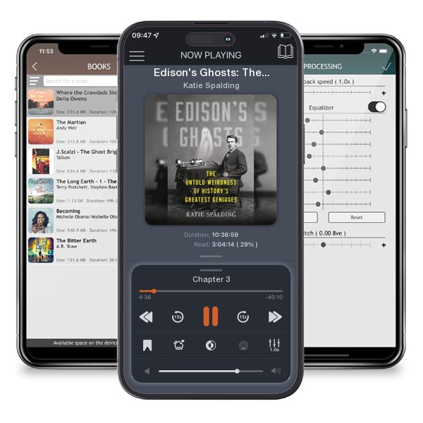 Download fo free audiobook Edison's Ghosts: The Untold Weirdness of History's Greatest... by Katie Spalding and listen anywhere on your iOS devices in the ListenBook app.
