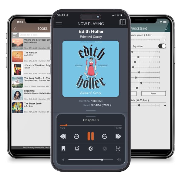 Download fo free audiobook Edith Holler by Edward Carey and listen anywhere on your iOS devices in the ListenBook app.