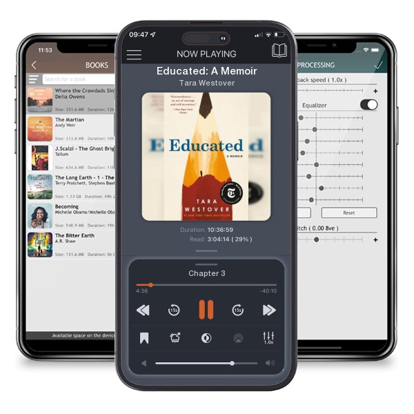 Download fo free audiobook Educated: A Memoir by Tara Westover and listen anywhere on your iOS devices in the ListenBook app.