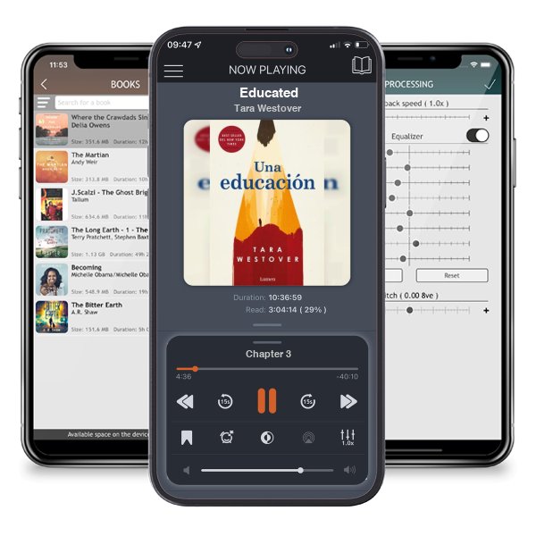 Download fo free audiobook Educated by Tara Westover and listen anywhere on your iOS devices in the ListenBook app.