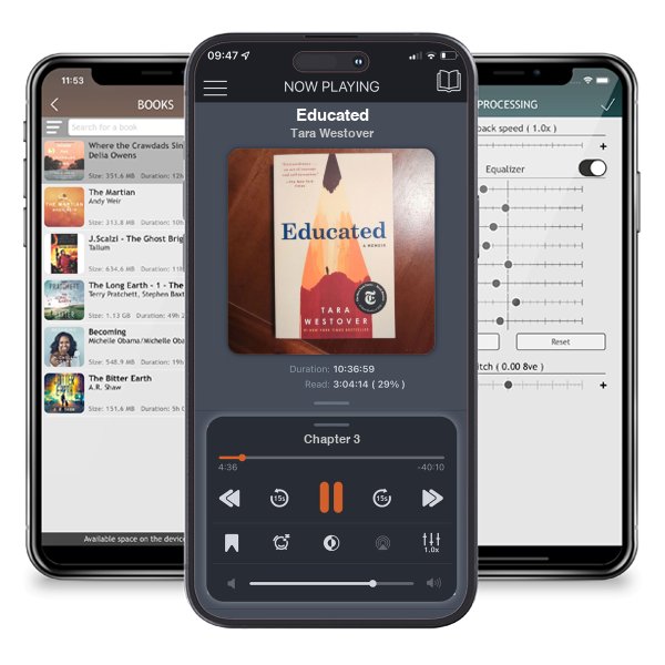 Download fo free audiobook Educated by Tara Westover and listen anywhere on your iOS devices in the ListenBook app.