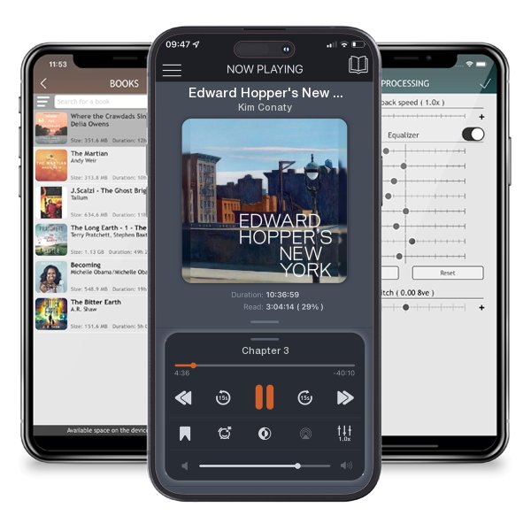 Download fo free audiobook Edward Hopper's New York by Kim Conaty and listen anywhere on your iOS devices in the ListenBook app.